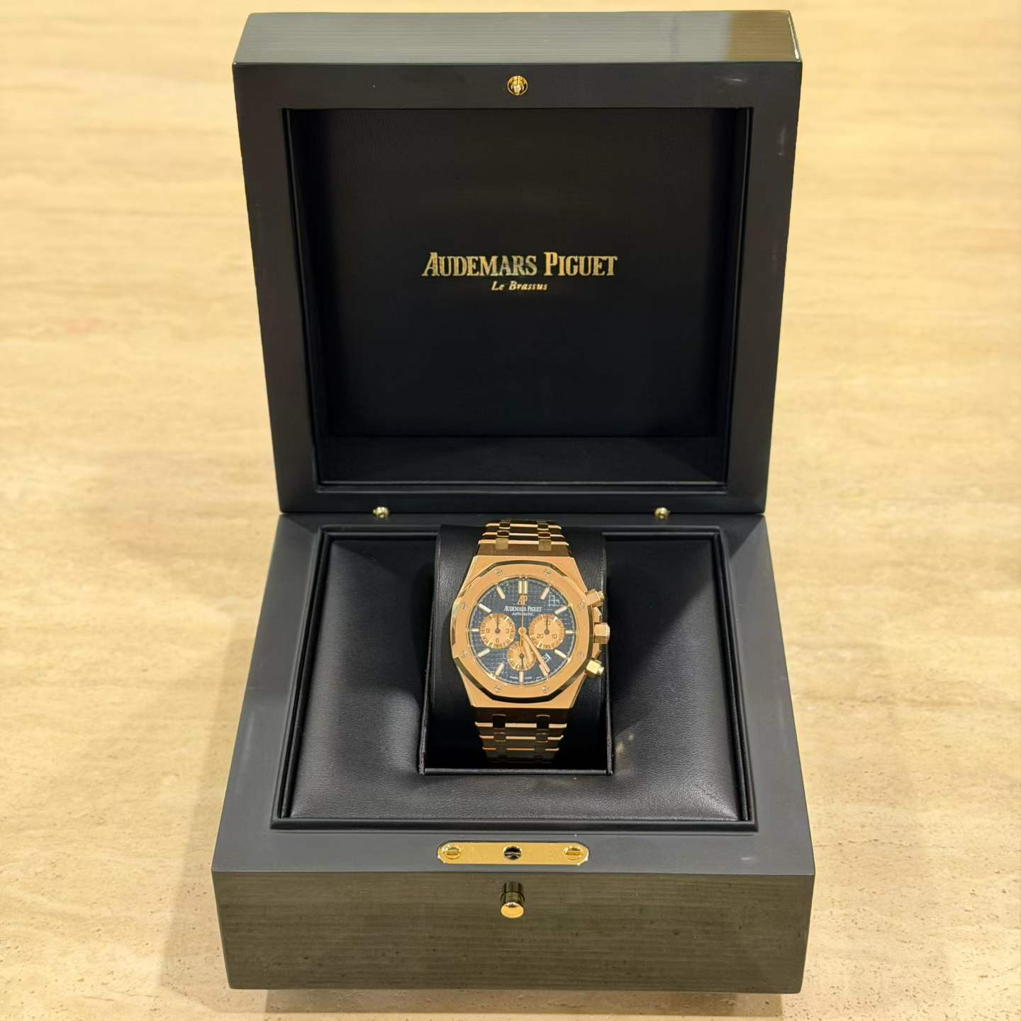 Audemars Piguet Royal Oak Chronograph 26331OR Blue Dial Full Set