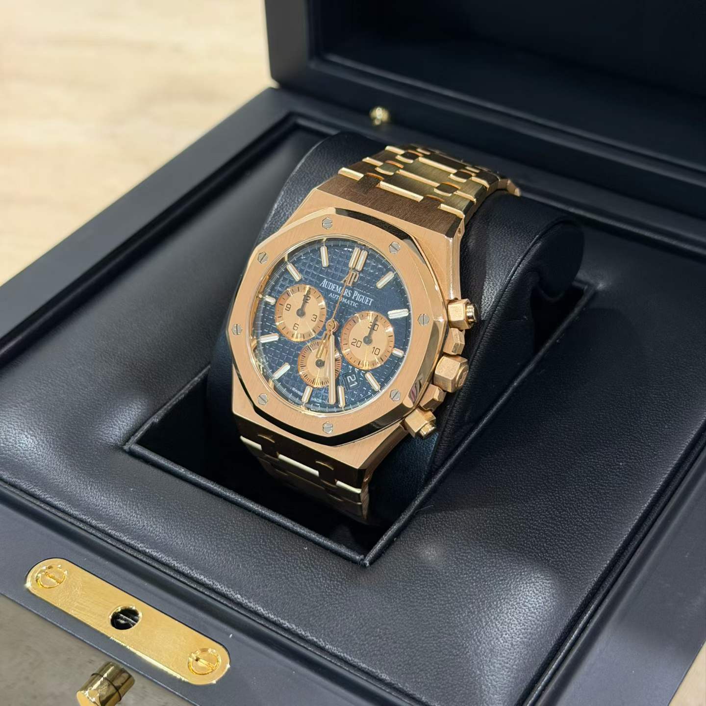 Audemars Piguet Royal Oak Chronograph 26331OR Blue Dial Full Set