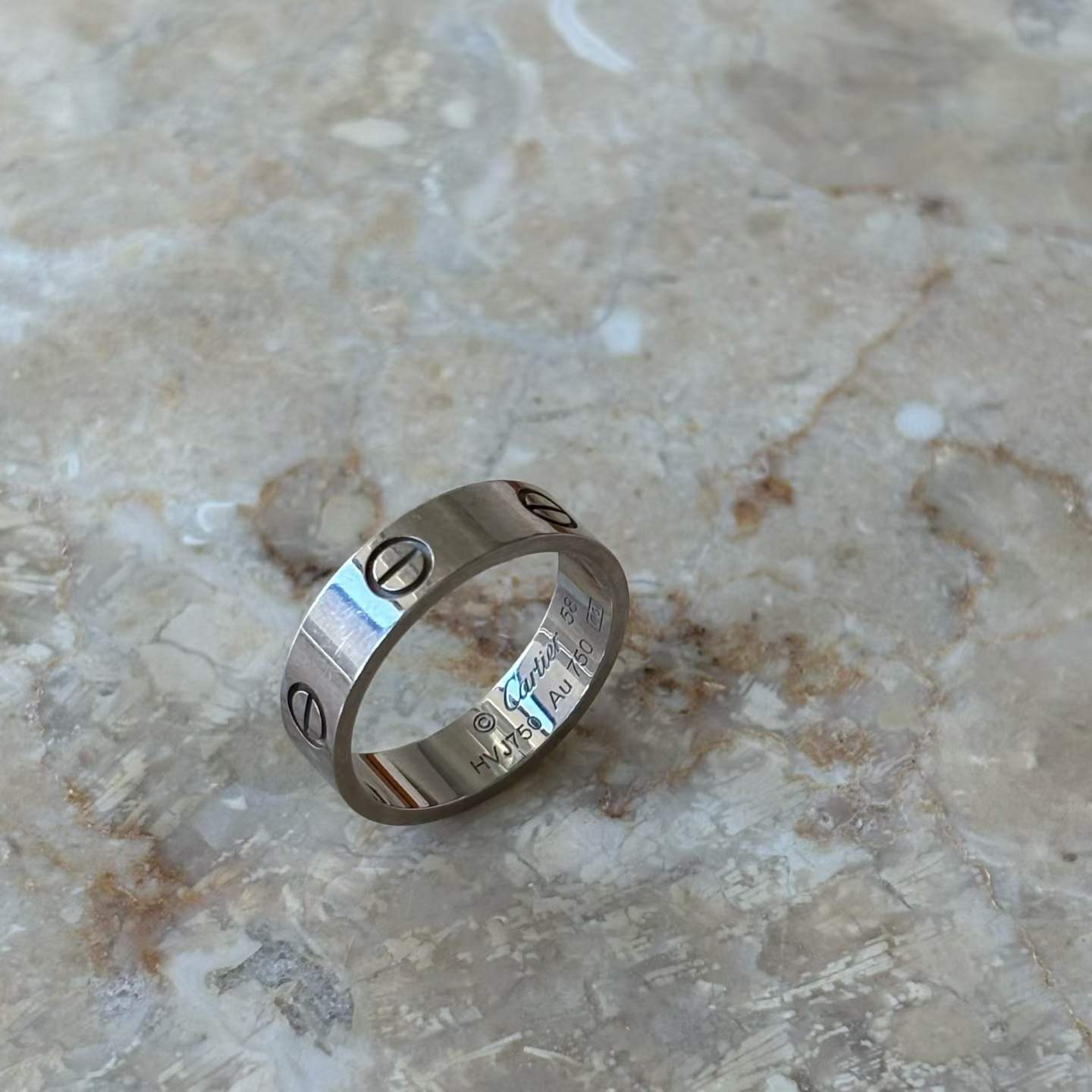Cartier LOVE Ring White Gold