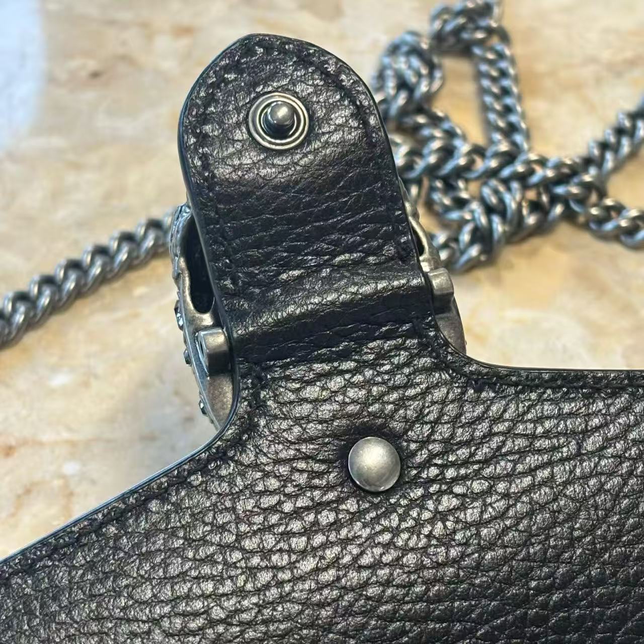 Gucci Dionysus WOC Crystal Buckle Chain Bag
