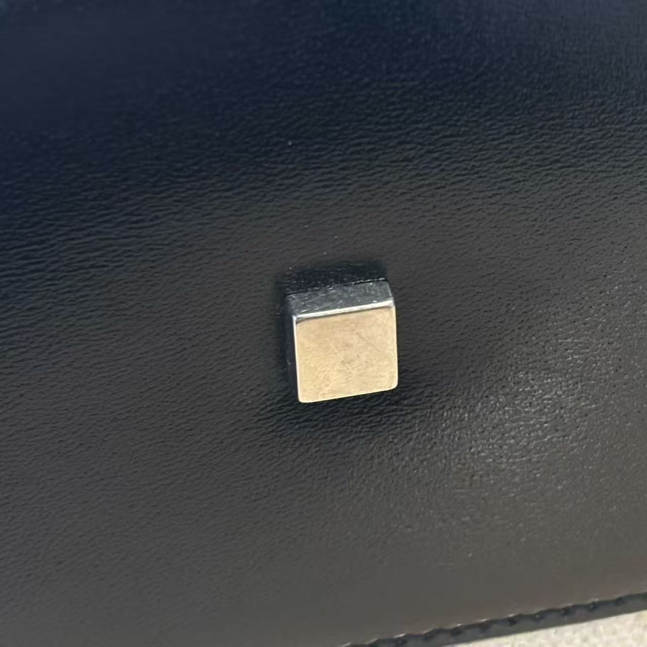 Saint Laurent Uptown Canvas & Leather Tote Bag