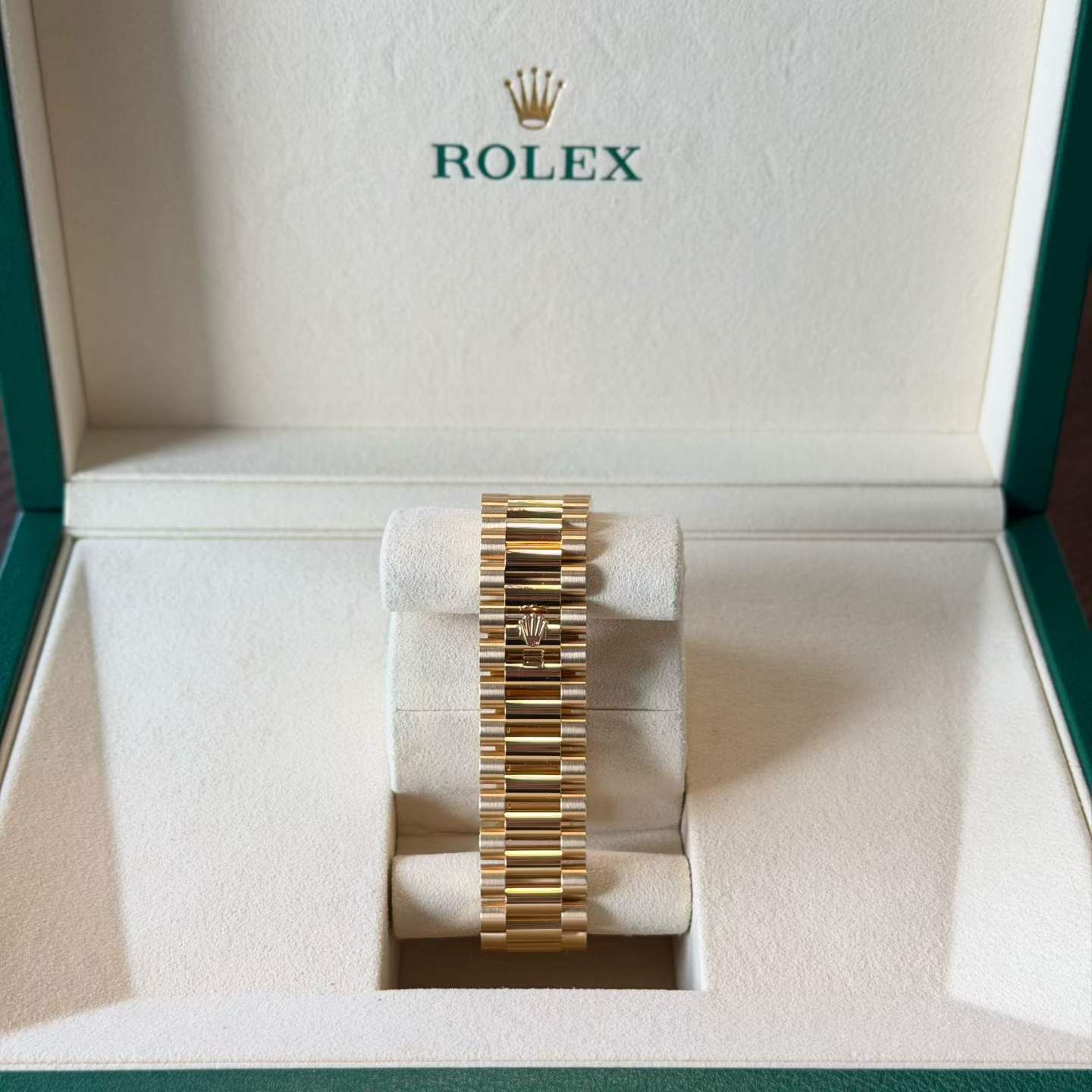 Rolex Day-Date 40 228238 Money Green Dial Full Set