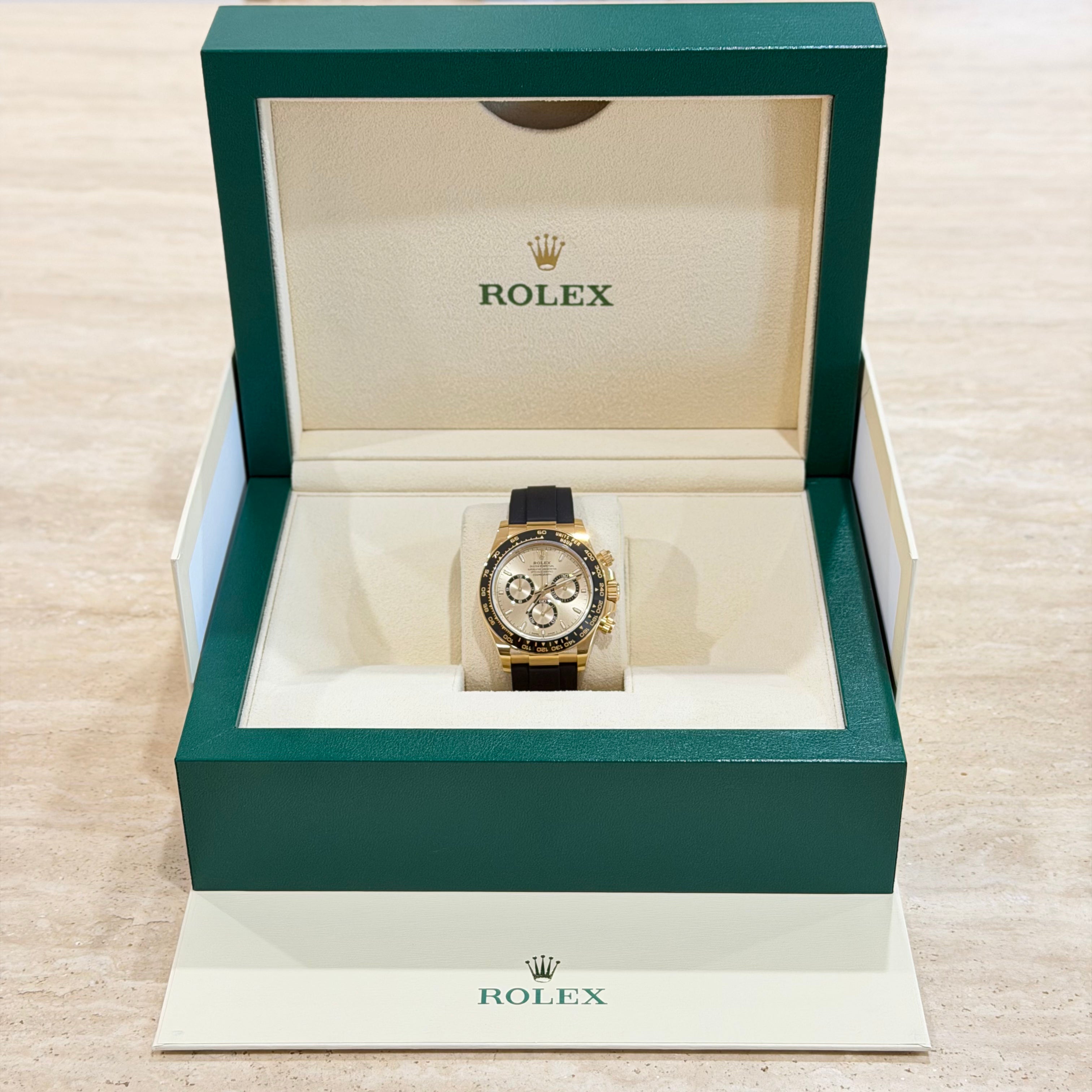 Rolex Cosmograph Daytona 126518LN Champagne Dial Full Set