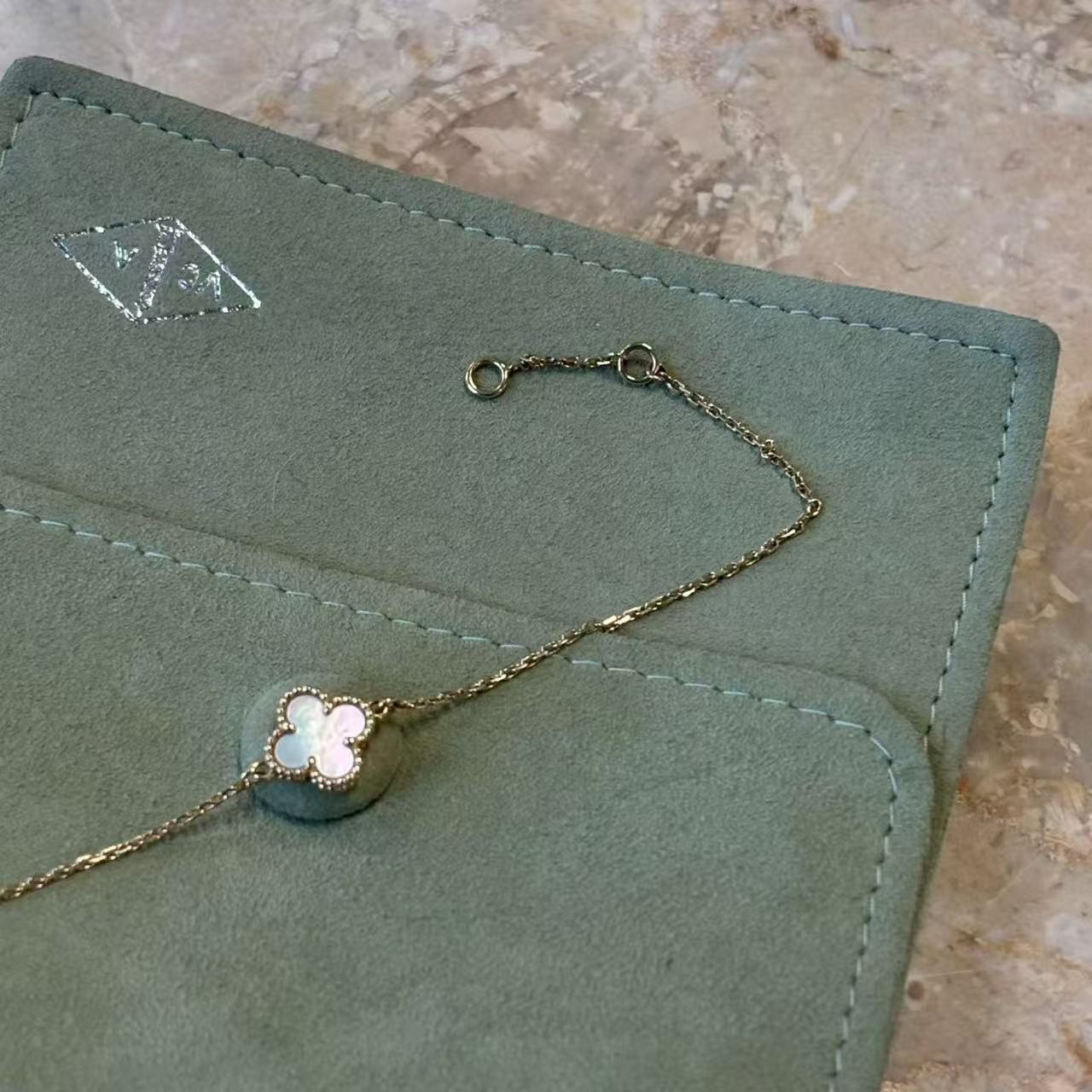 Van Cleef & Arpels Vintage Alhambra Bracelet White Mother-of-Pearl