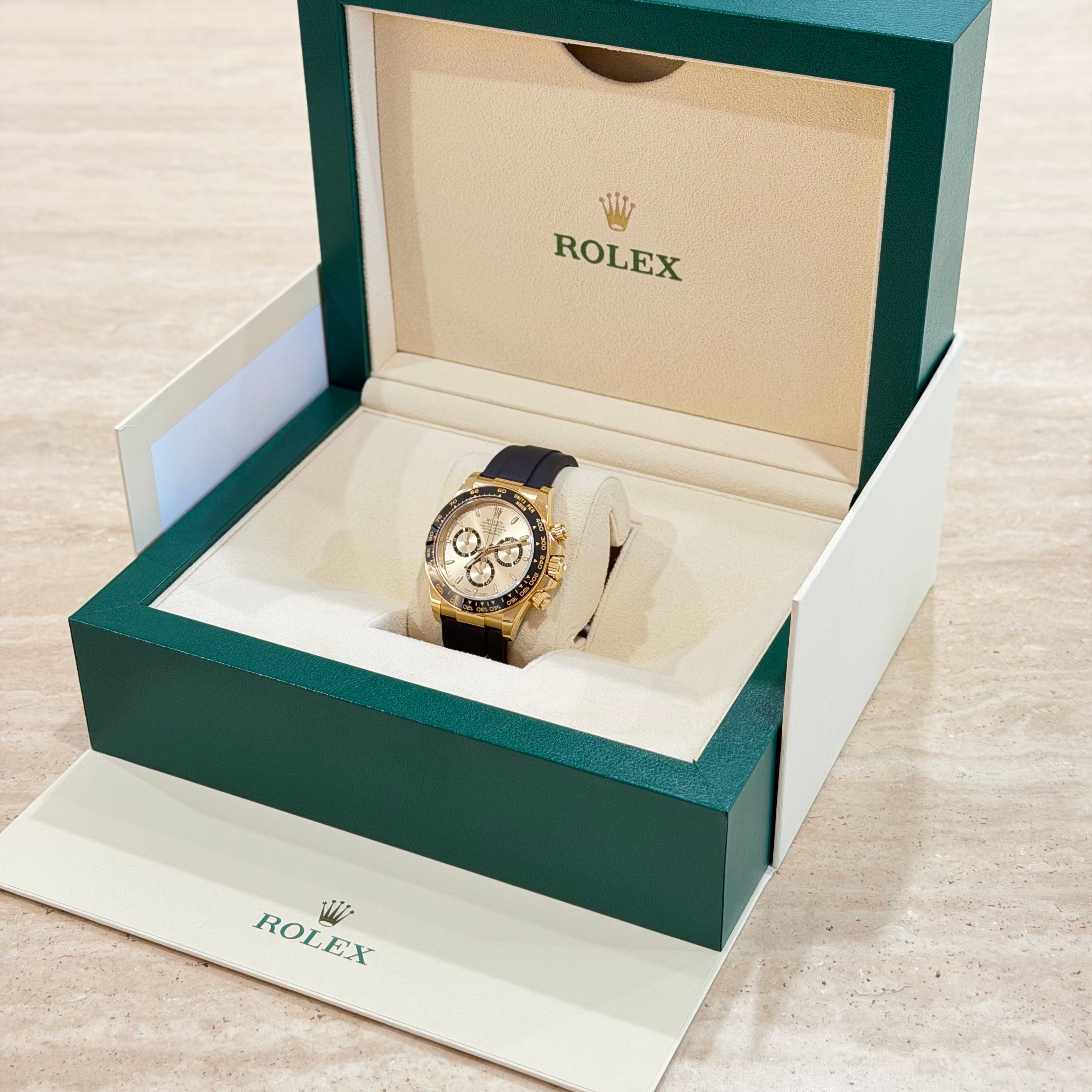 Rolex Cosmograph Daytona 126518LN Champagne Dial Full Set