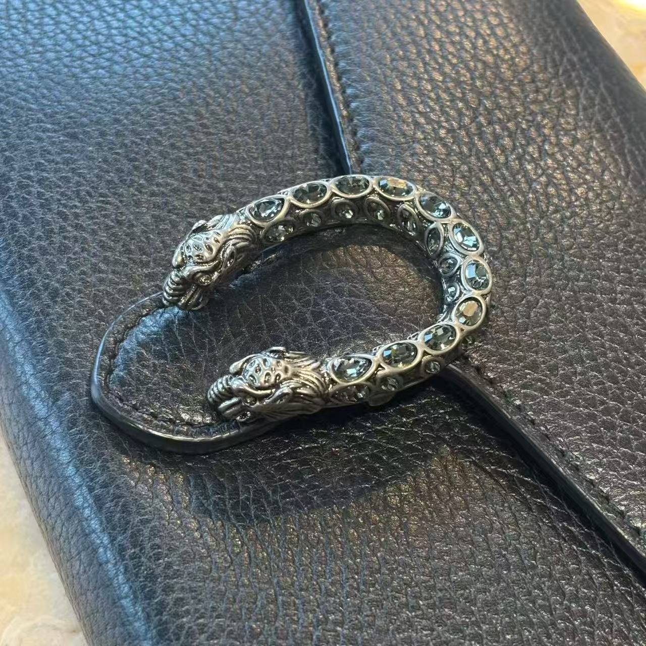 Gucci Dionysus WOC Crystal Buckle Chain Bag