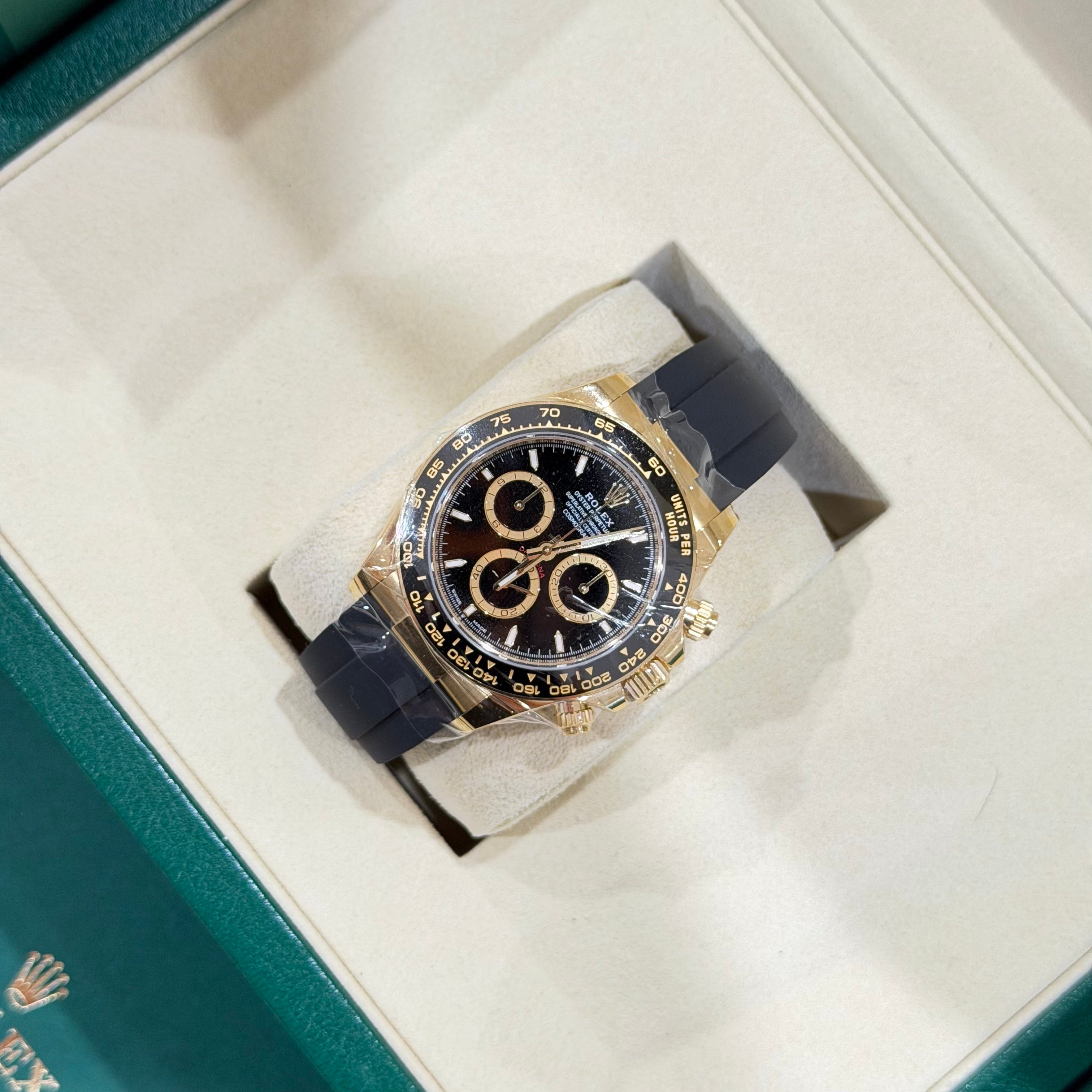 Rolex Cosmograph Daytona 126518LN Yellow Gold Black Dial Full Set