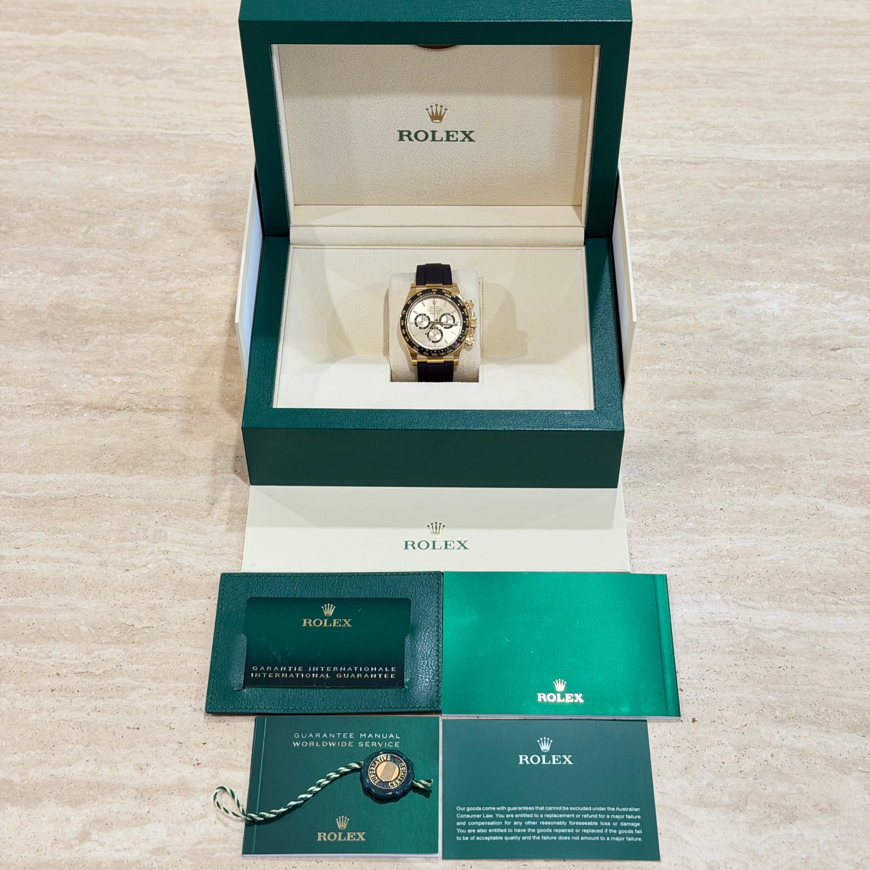 Rolex Cosmograph Daytona 126518LN Champagne Dial Full Set