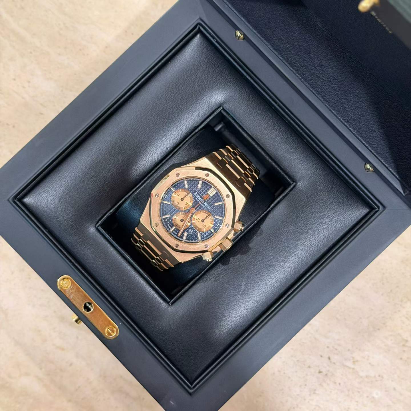Audemars Piguet Royal Oak Chronograph 26331OR Blue Dial Full Set