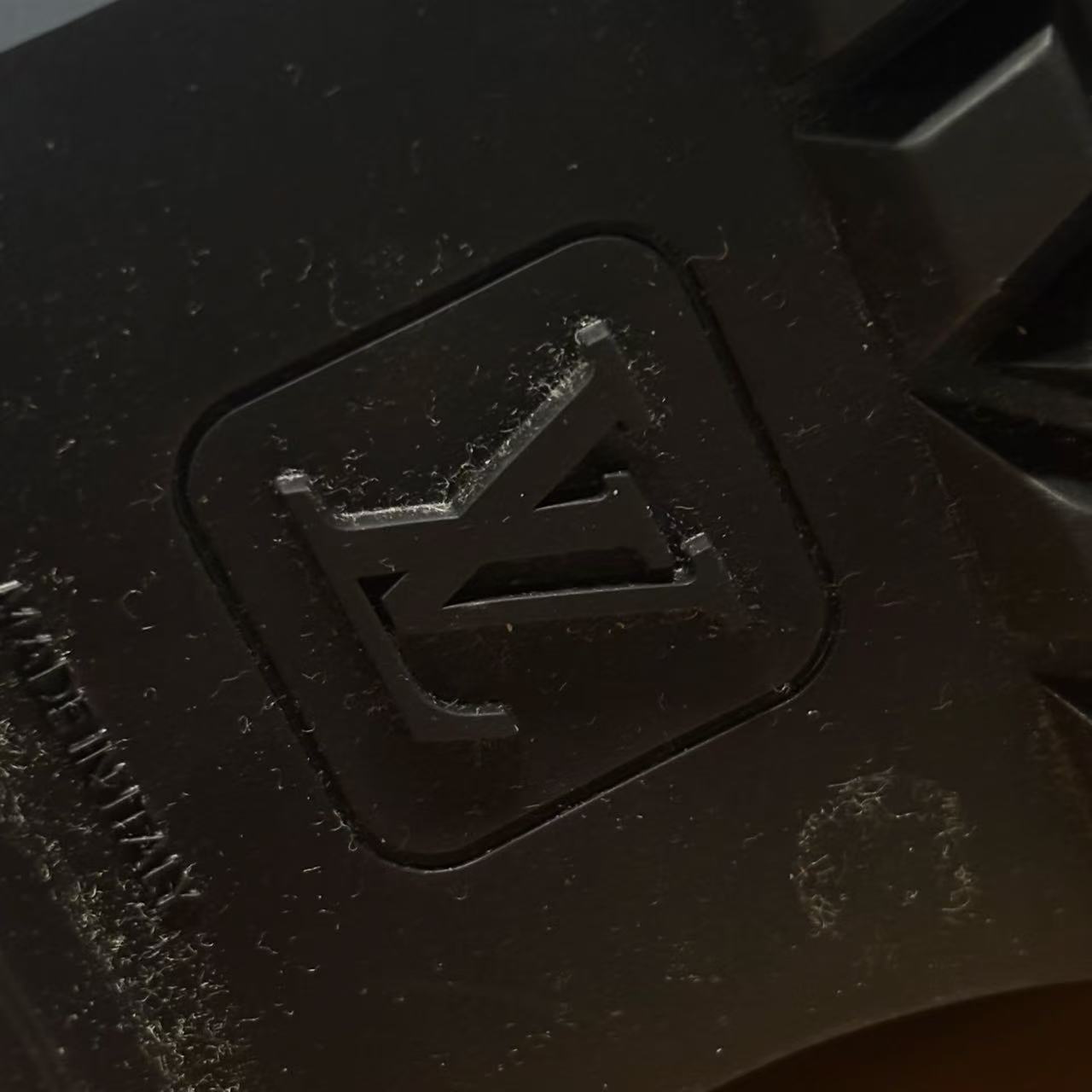 Louis Vuitton Black Leather Boots